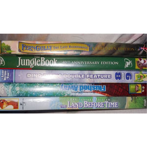 kids dvd land before time jungle book ferngully flushed away